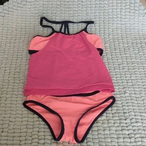 BIG CHILL SWIMWEAR | Little Girls 2-piece Tankini Swim Suit - Size 4